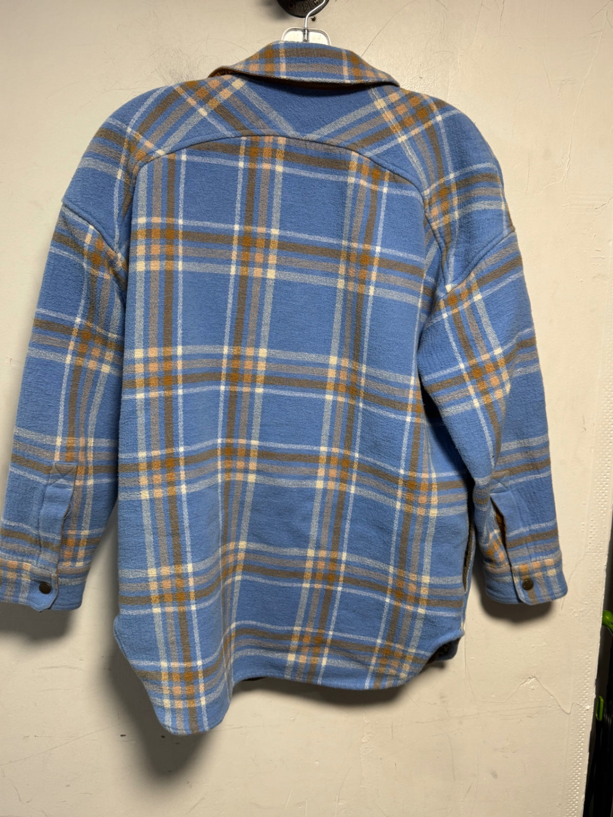 Unknown Shirt S Blue, Tan, White