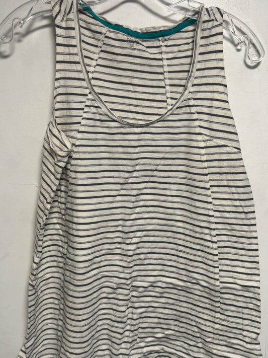 Toad co T-Shirt L Beige with Black Stripes