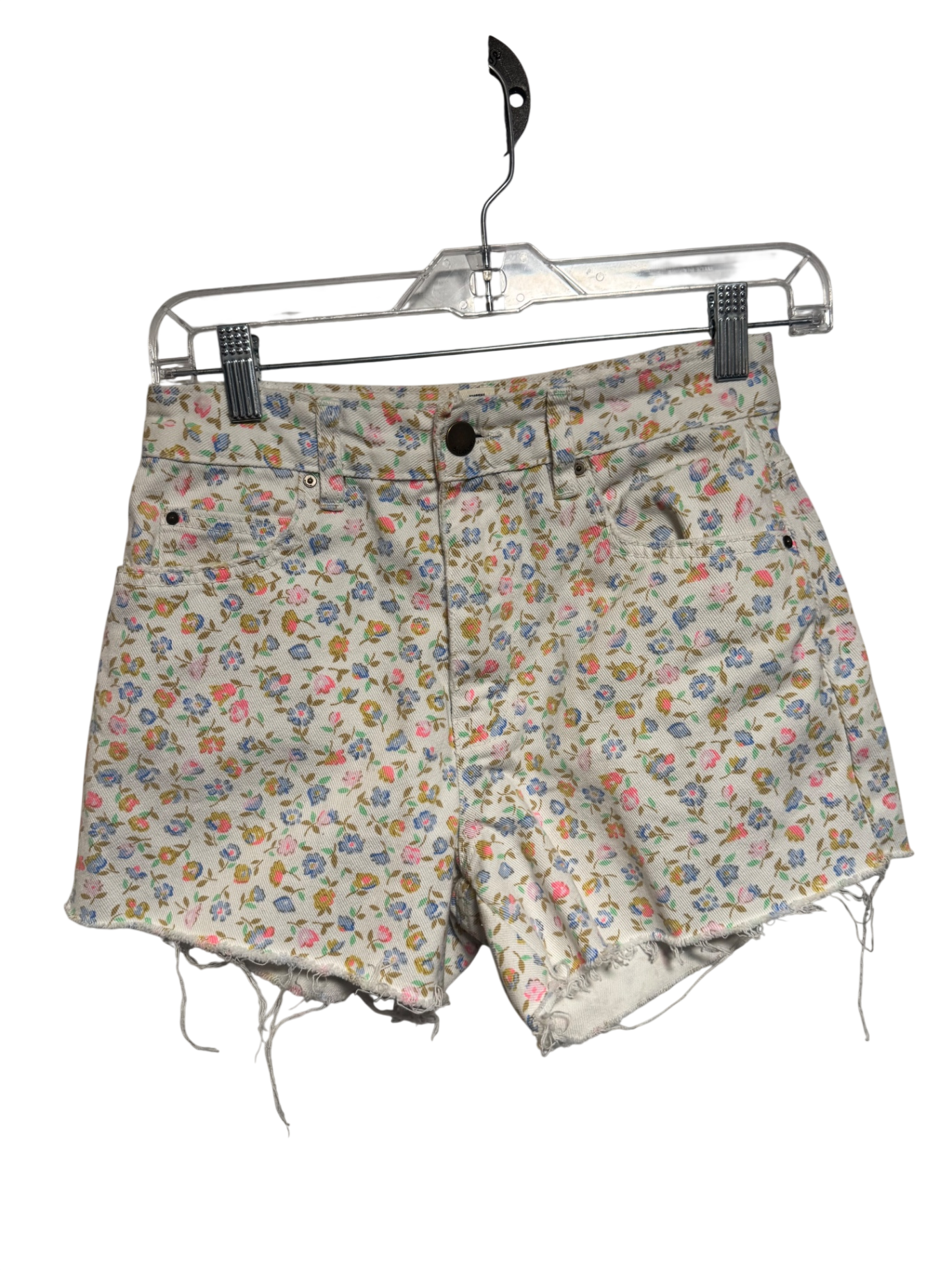 Billabong Shorts 25 Beige with multicolored floral print