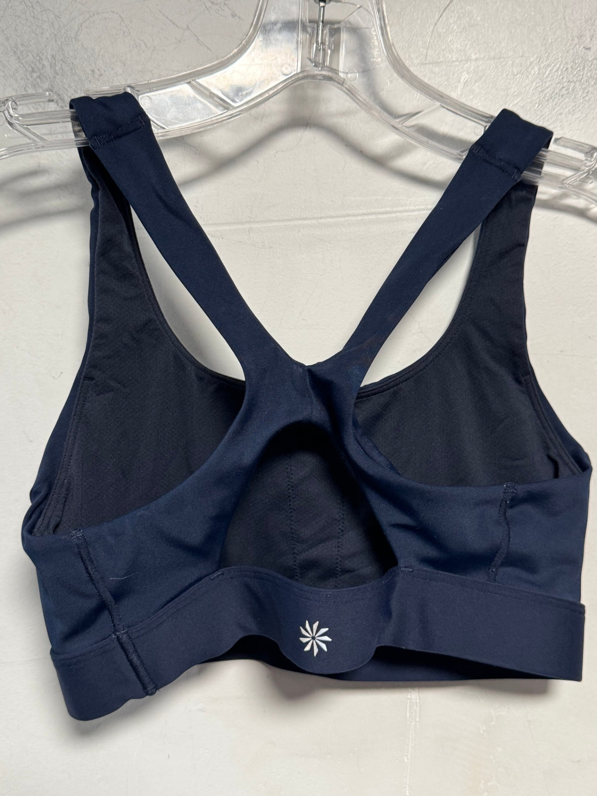 Unknown (logo visible but not identifiable) Sport bra M Navy blue