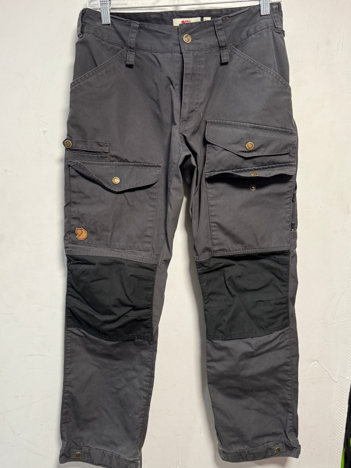 Fjällräven Pants S Gray and Black