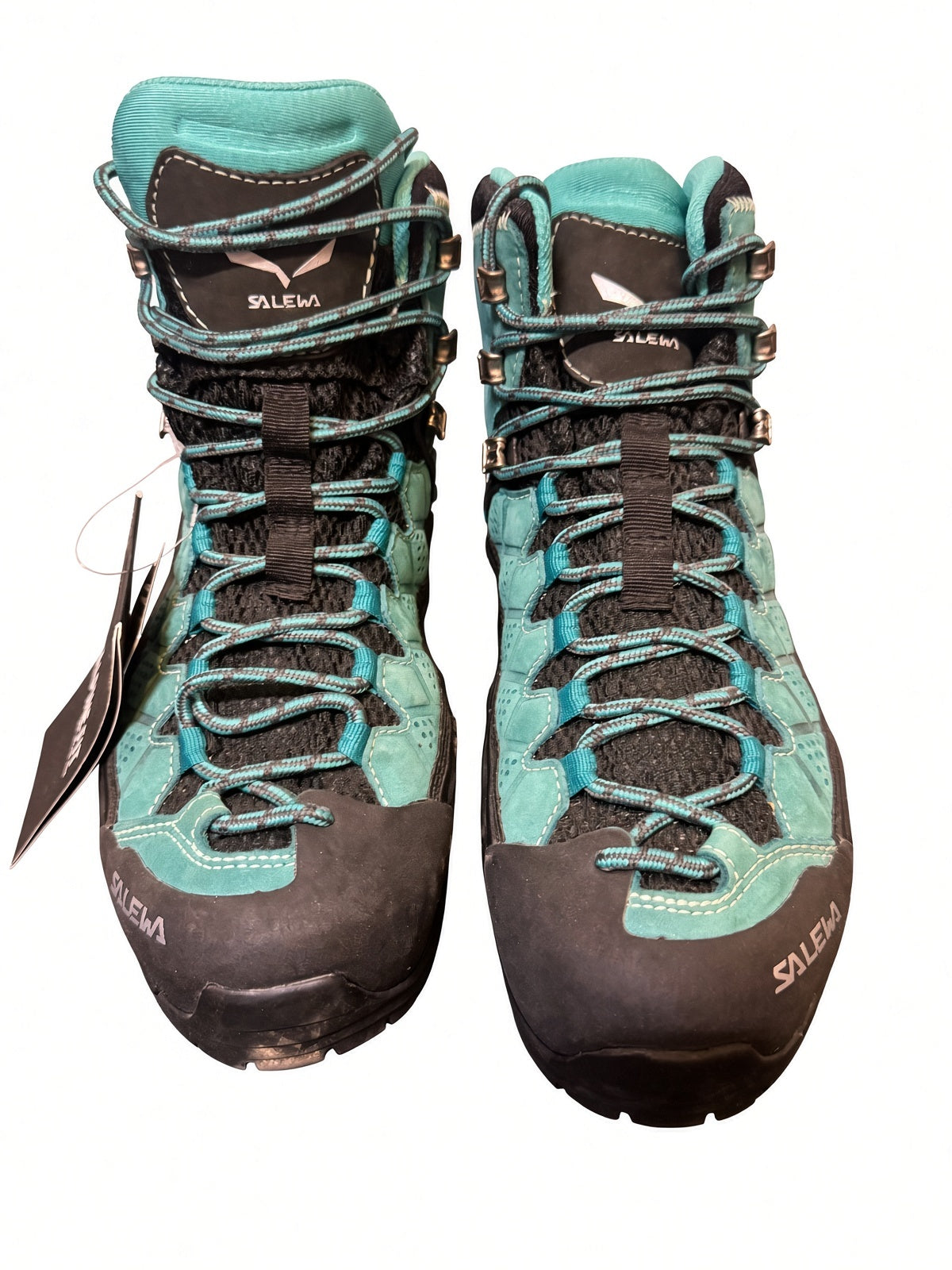 Salewa Boots 7.5 Bright Acqua, Black, Grey