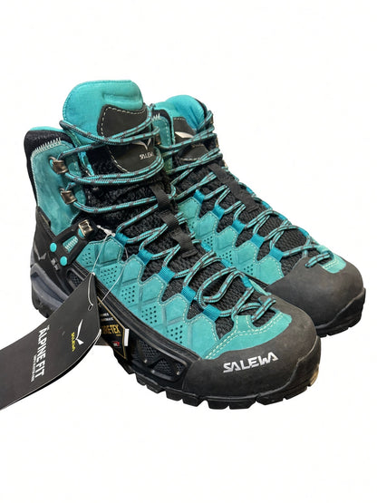 Salewa Boots 7.5 Bright Acqua, Black, Grey