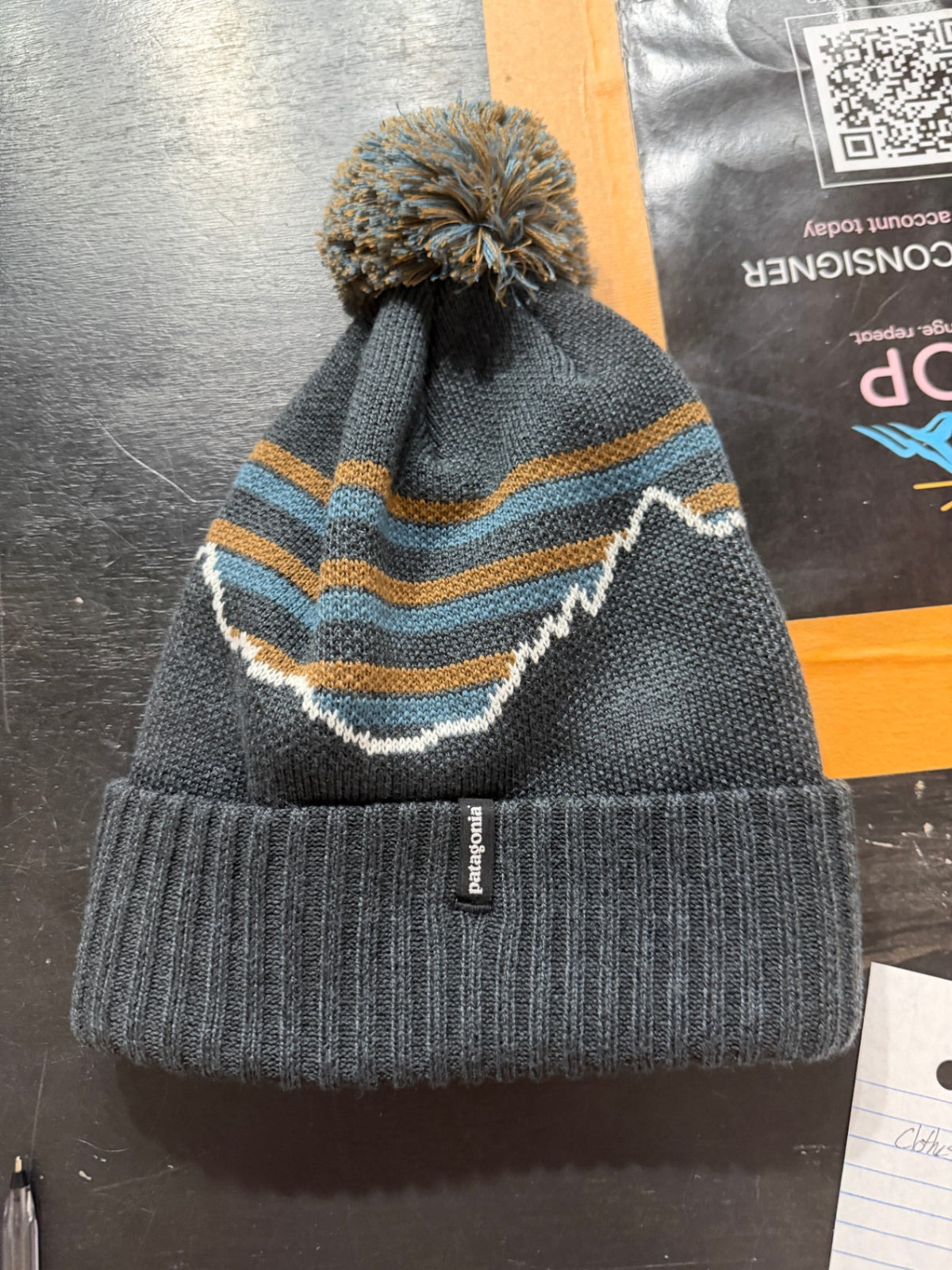 Patagonia Beanie Hat Not visible Gray, Blue, White, Brown