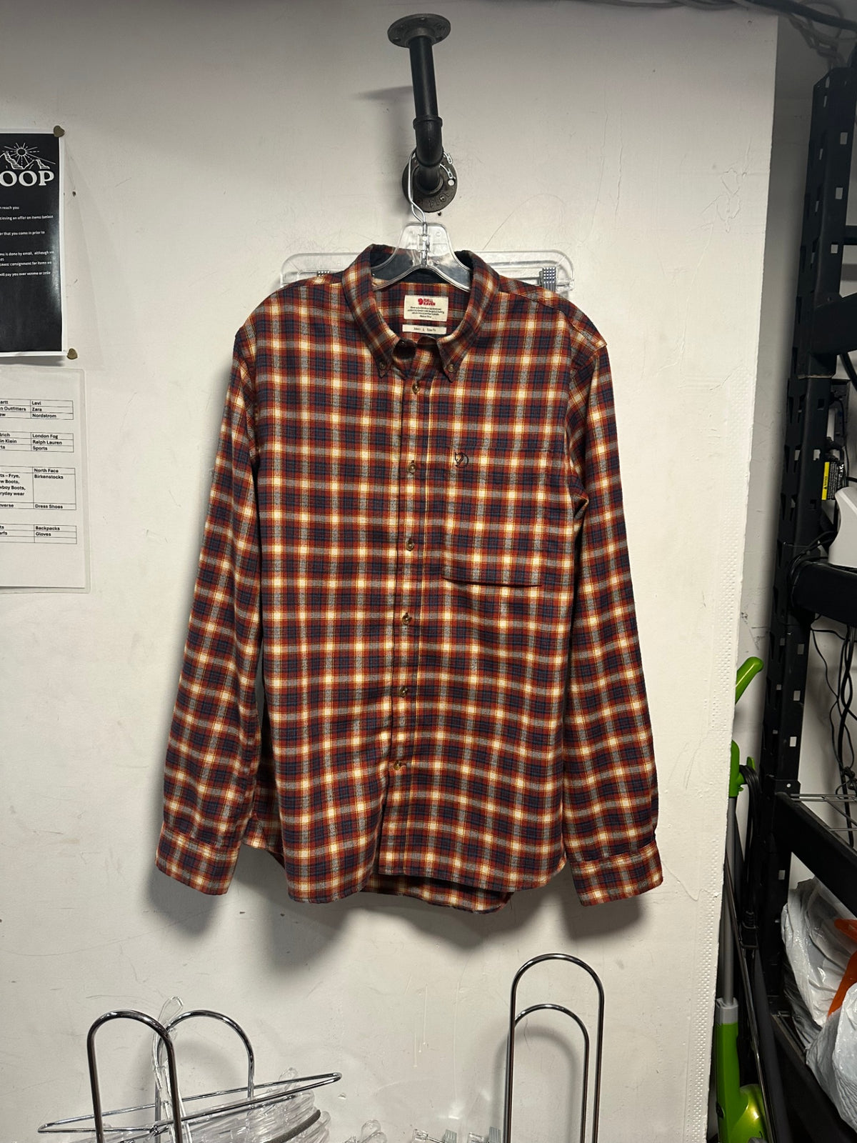 Fjalraven Shirt L Multicolor (mainly Red, Blue, Yellow)