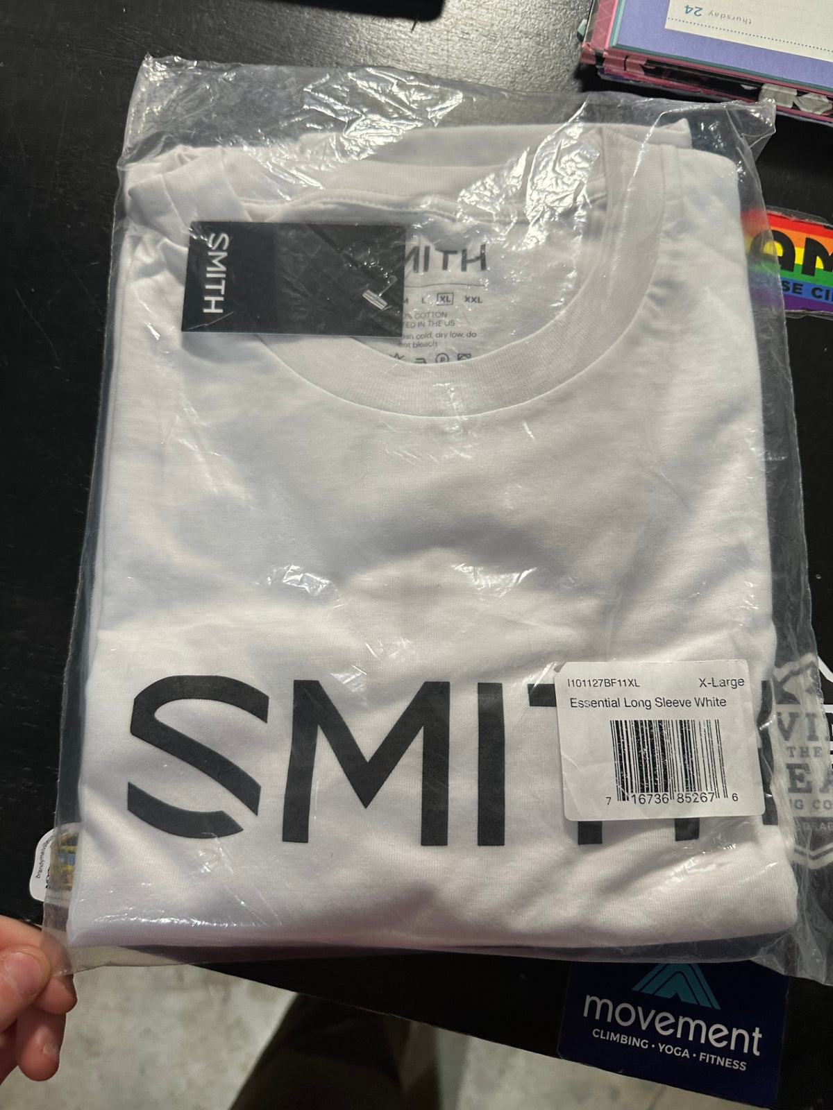 SMITH Long sleeve XL White