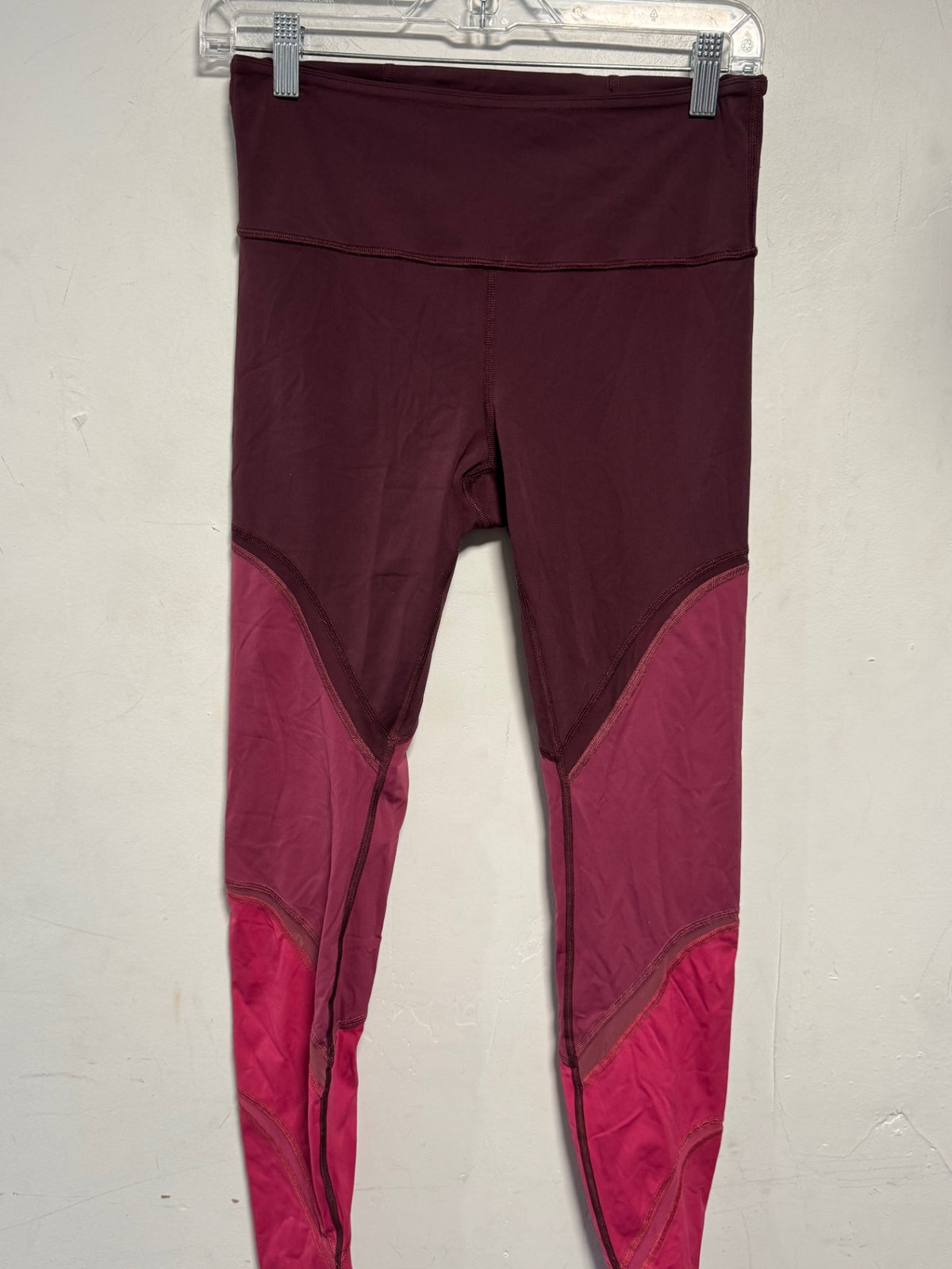 Lululemon Leggings 6 Burgundy and Pink