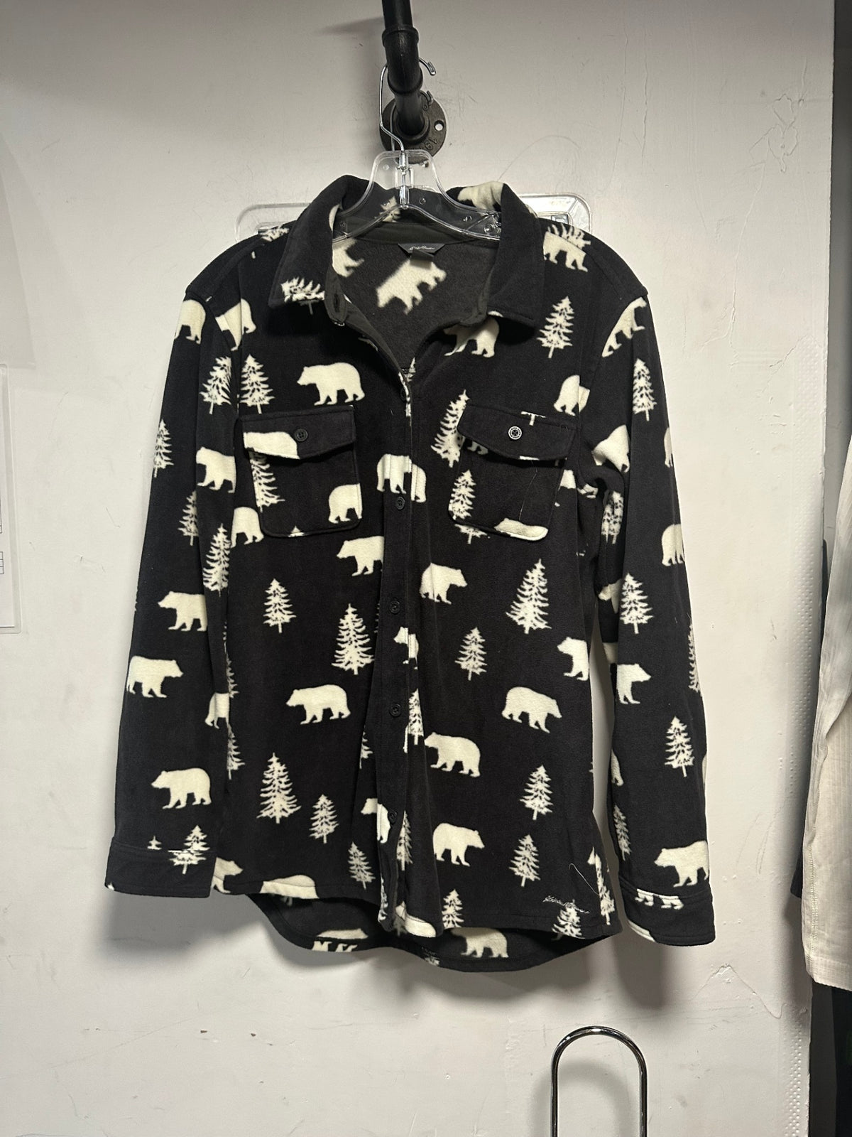 Eddie Bauer Jacket S Black and White